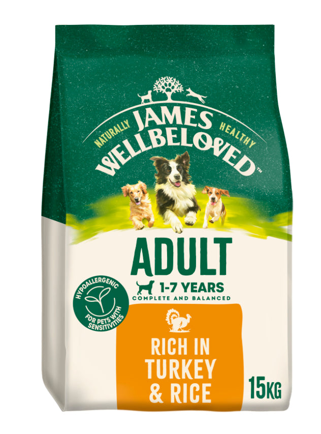 James Wellbeloved Hypoallergenic Adult Dry Dog Food Turkey & Rice