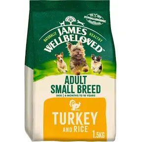 James Wellbeloved Small Breed Dry Dog Food Turkey & Rice