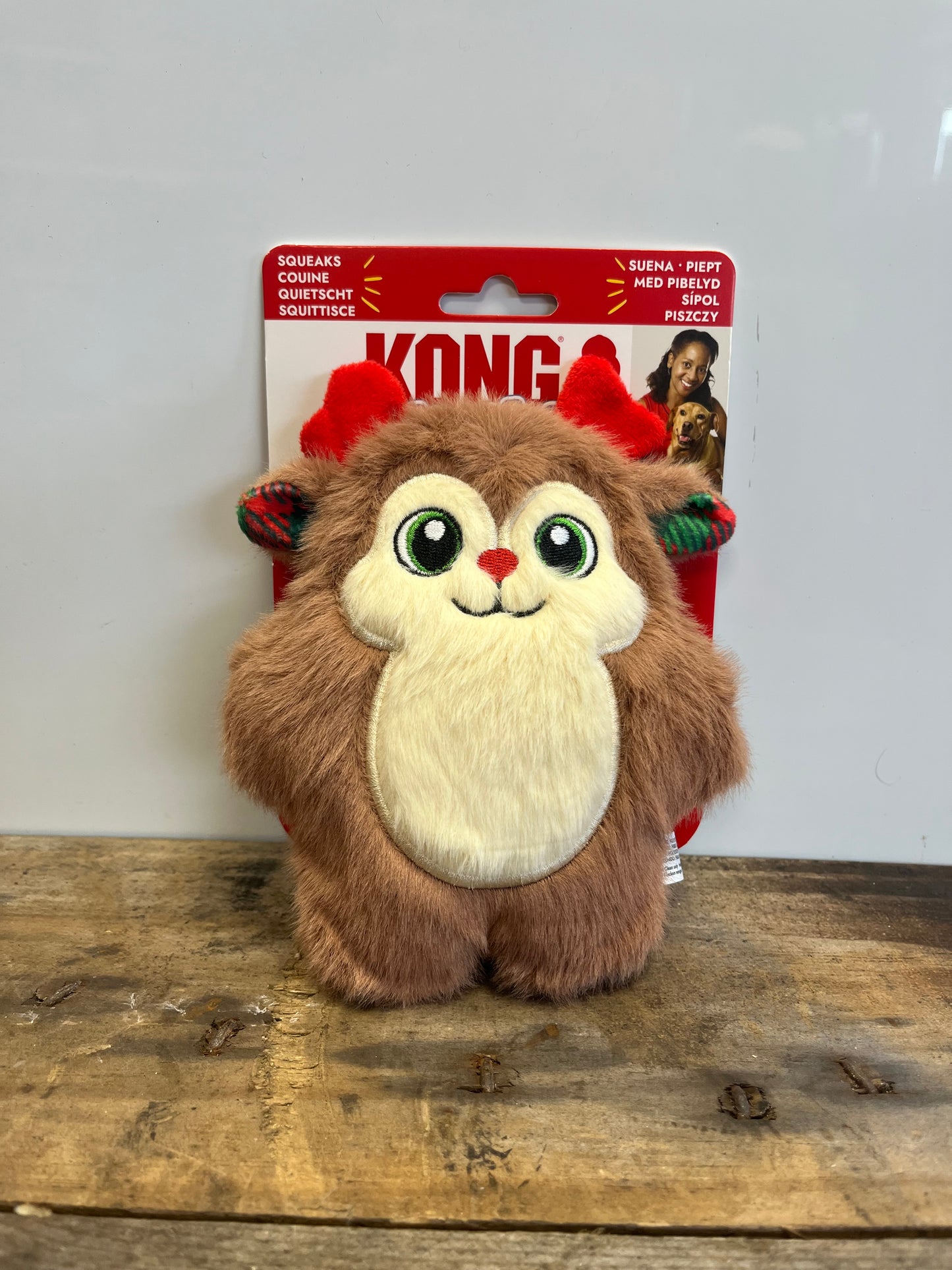 KONG HOLIDAY SNUZZLES REINDEER SM
