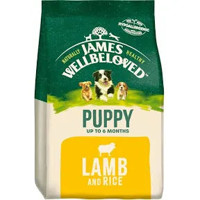 James Wellbeloved Hypoallergenic Puppy Junior Dry Dog Food Lamb & Rice