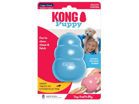 KONG PUPPY CLASSIC PINK/BLUE ASSTD