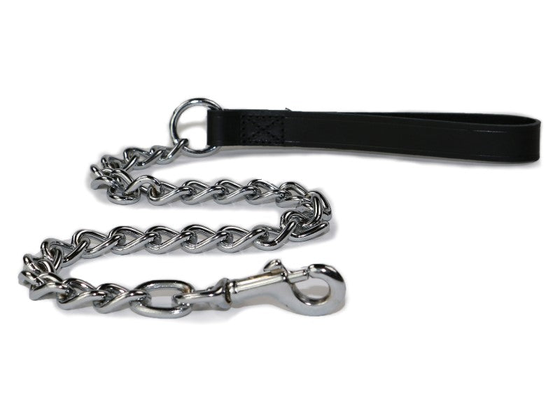 EXTRA HEAVY CHAIN LEAD TAN 80CM
