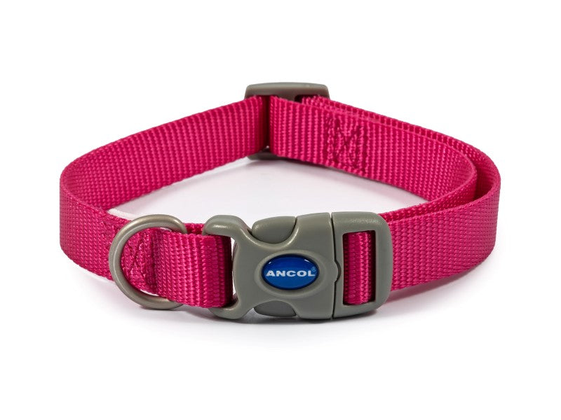 Ancol viva Quick fit collar pink