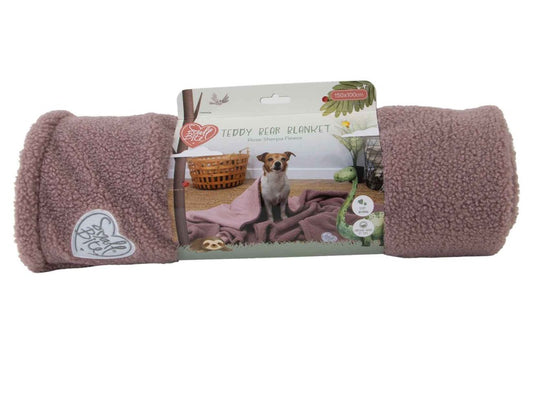 SMALL BITE TEDDY BLANKET 1.5X1M