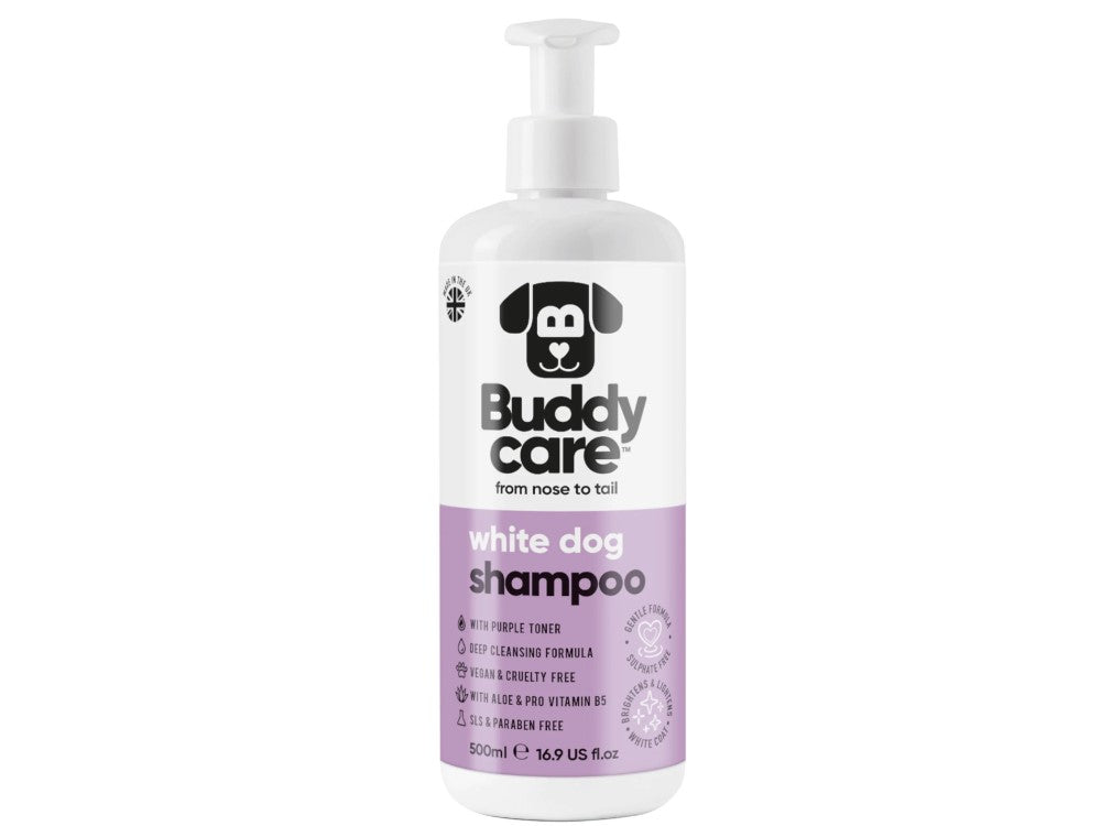 BUDDYCARE 500ML WHITE DOG SHAMPOO