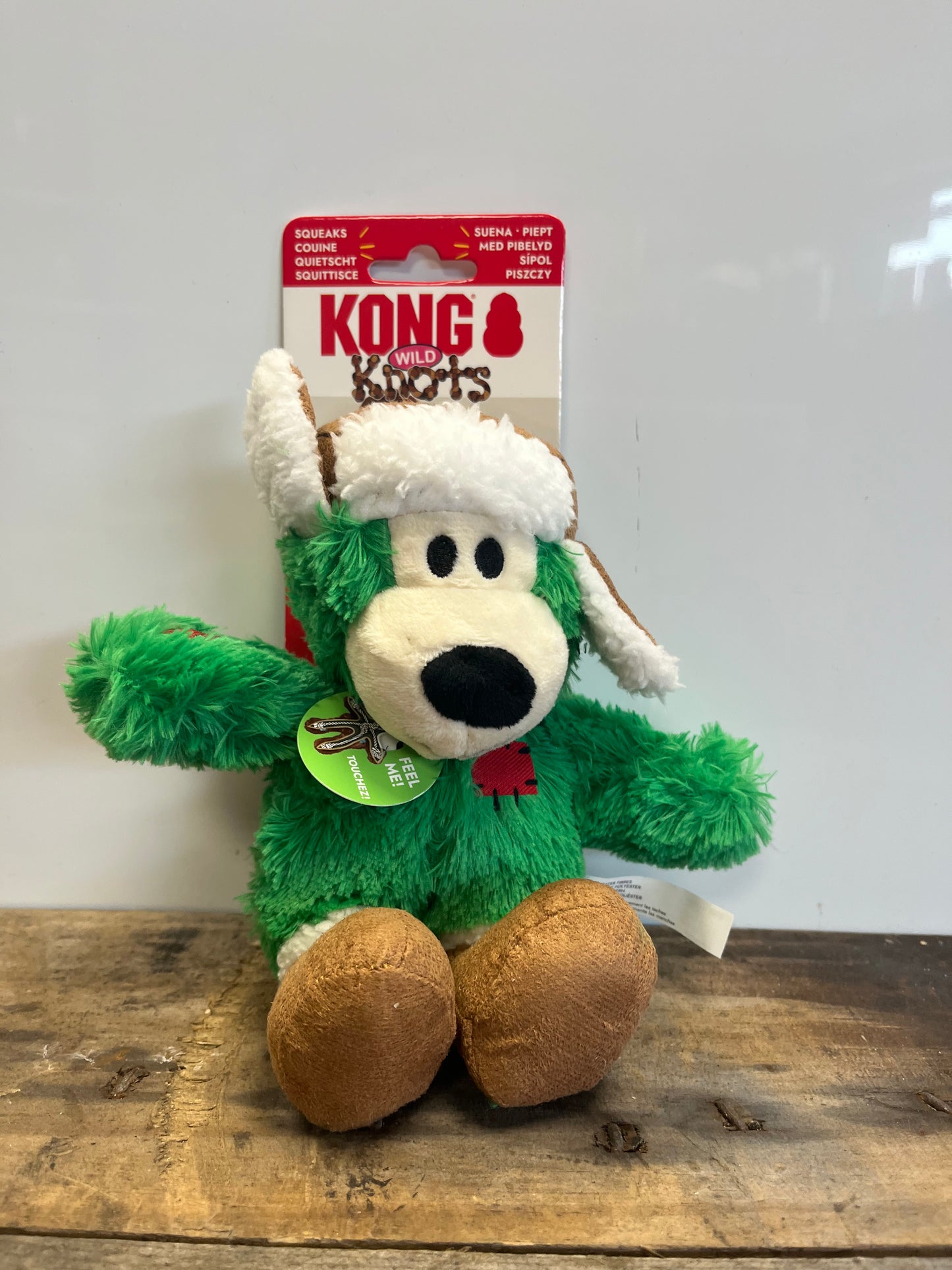KONG HOLIDAY WILD KNOTS BEAR ASSORTED SM