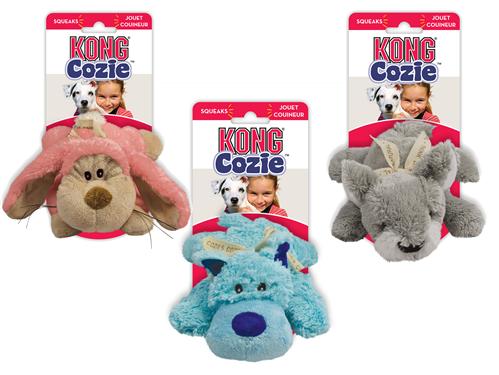 KONG COZIES PASTELS ASSTD DOG TOY MED