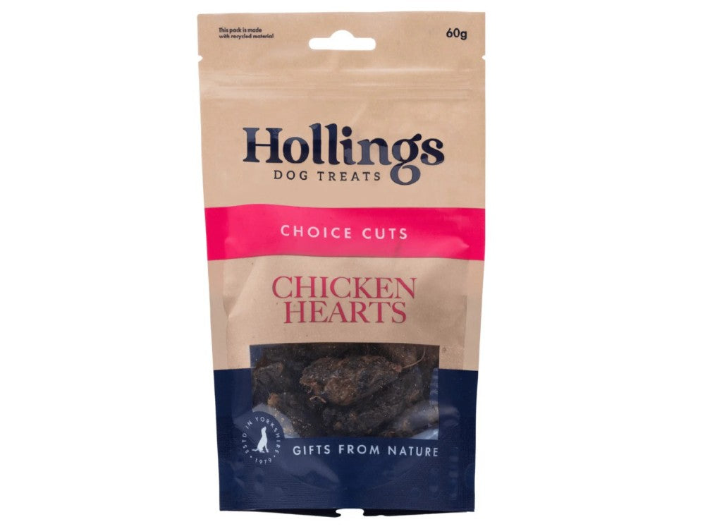 HOLLINGS CHICKEN HEARTS 60G