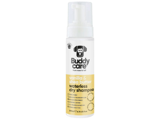 BUDDYCARE 200ML VANILLA WATERLESS SHAMPOO
