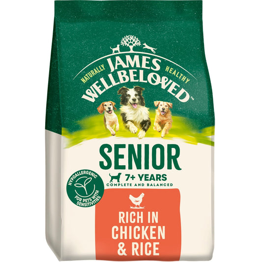 James Wellbeloved Senior Dry Dog Food Chicken & Rice
