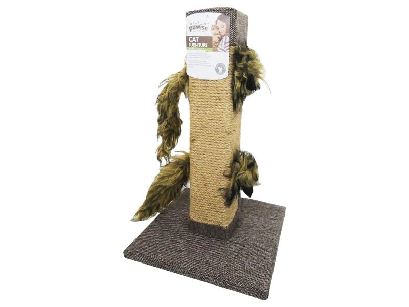 PAWISE CAT SCRATCH SQUARE POST FUNIMALS