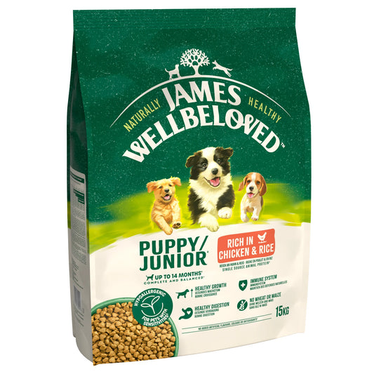 James Wellbeloved Puppy/Junior Chicken and Rice