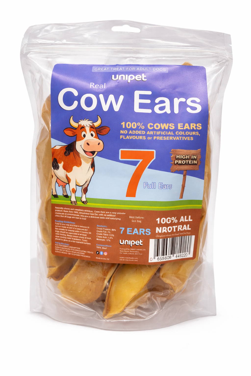 Unipet - 7 Cow Ears