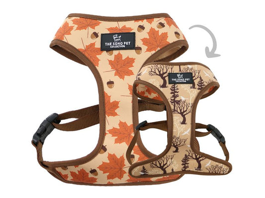 SOHO REVERSIBLE HARNES MAPLE/WOODLAND