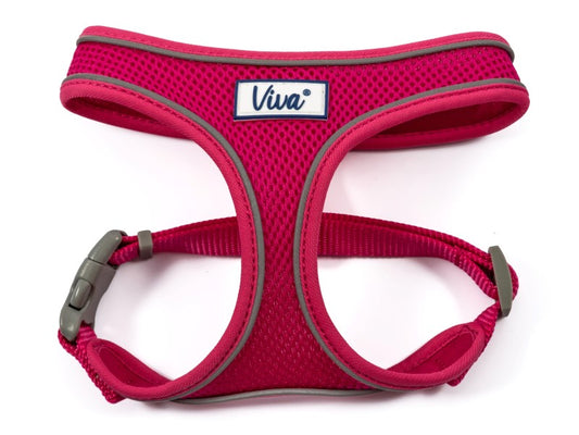 VIVA COMFORT MESH DOG HARNESS PINK