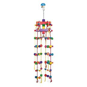 Duvo Plus Carousel rope with colorful blocks and bell