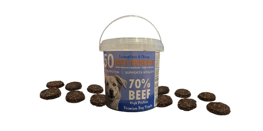Unipet - 50 Mini Beef Burgers