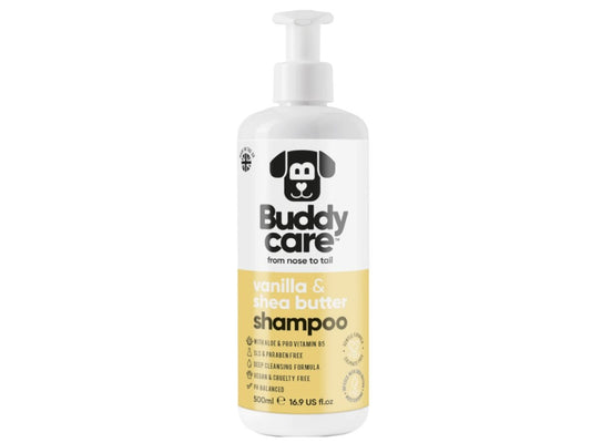 BUDDYCARE 500ML VANILLA & SHEA SHAMPOO