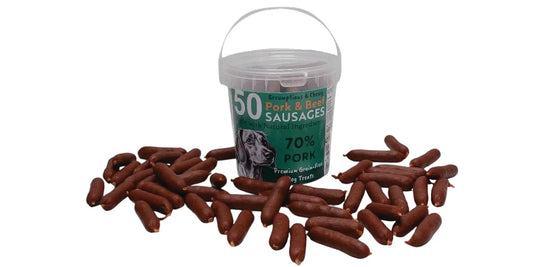 Unipet - 50 Pork & Beef Sausages