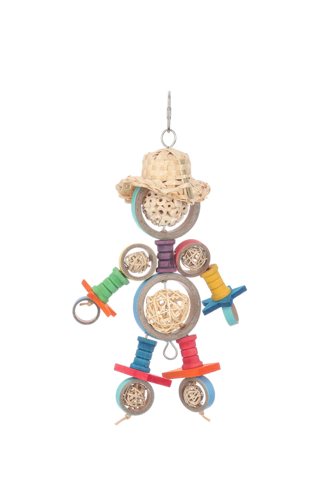 Bagel Scarecrow for Small/Medium Parrots