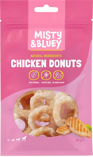 MISTY & BLUEY Chicken Doughnuts 70g