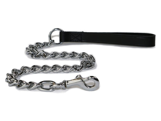 EXTRA HEAVY CHAIN LEAD TAN 80CM