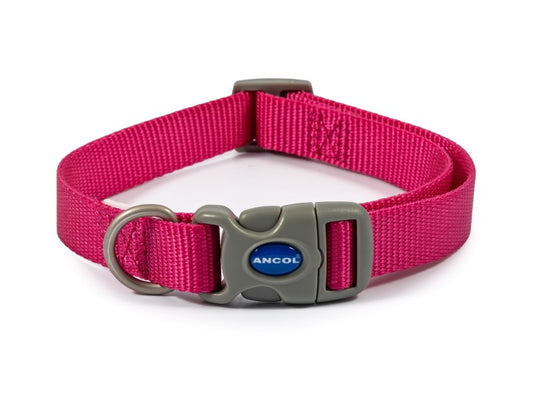 Ancol viva Quick fit collar pink