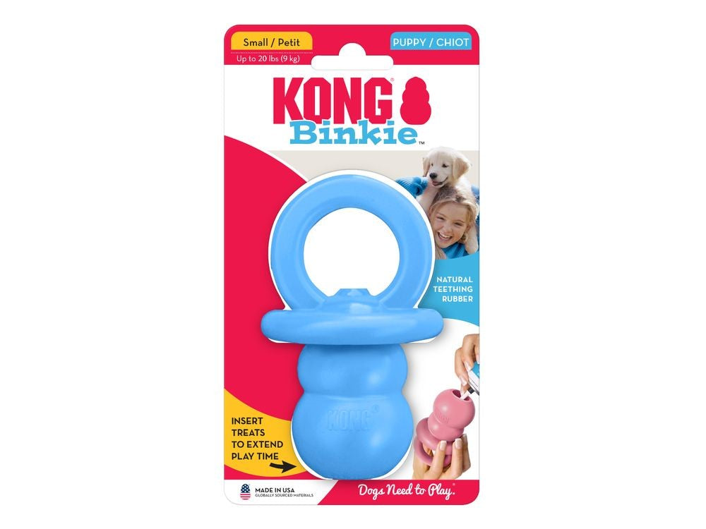 KONG PUPPY BINKIE MEDIUM PINK/BLUE
