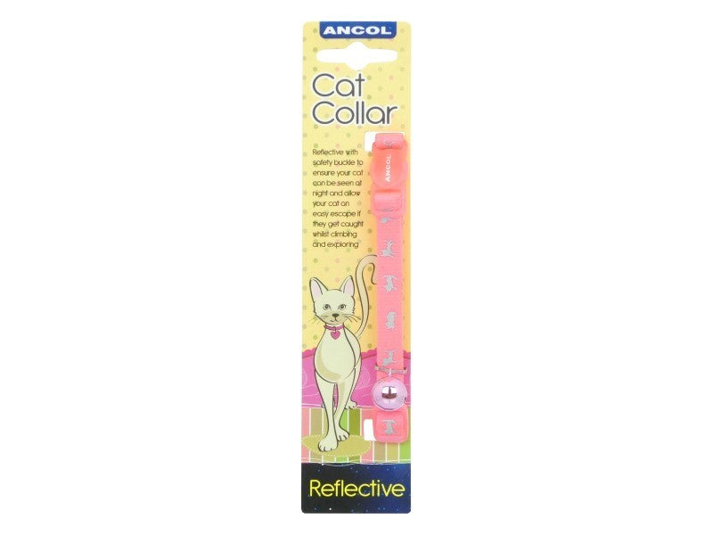 HI-VIS SAFETY KITTEN COLLAR PINK