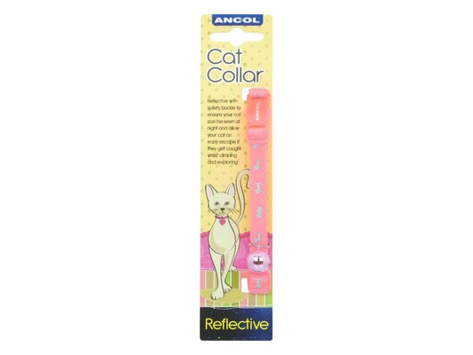 HI-VIS SAFETY KITTEN COLLAR PINK