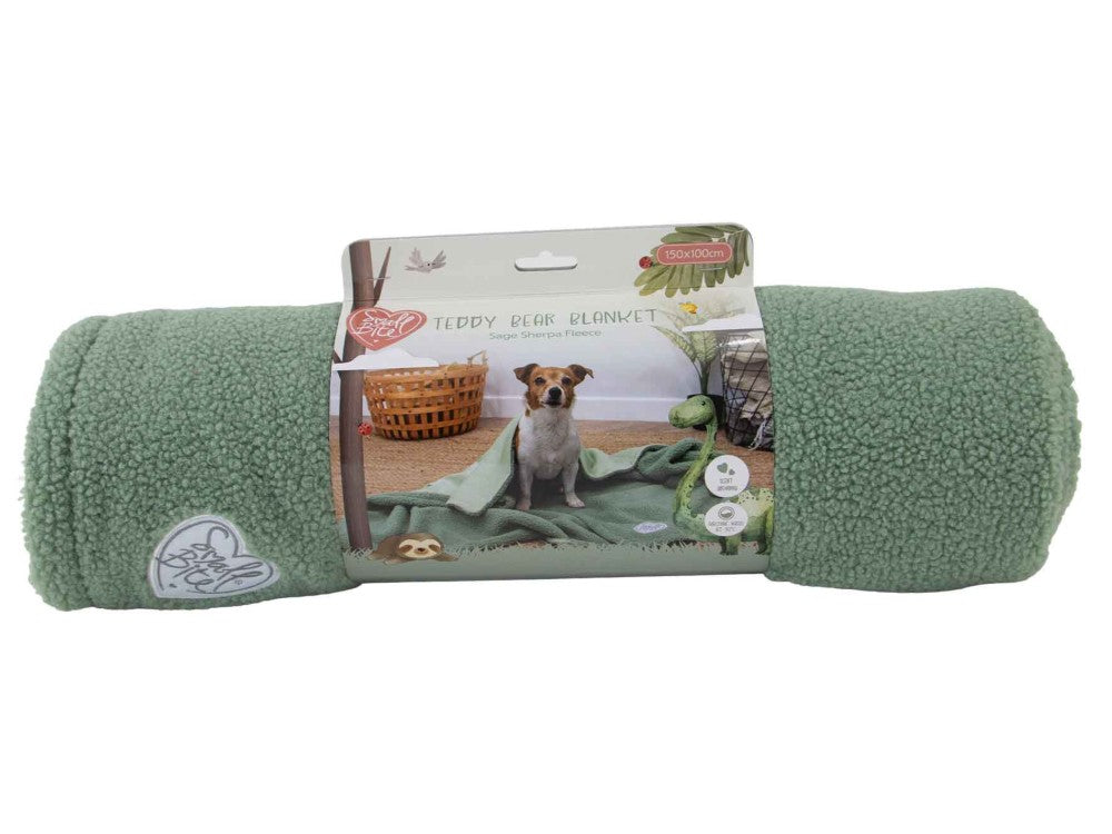 SMALL BITE TEDDY BLANKET 1.5X1M
