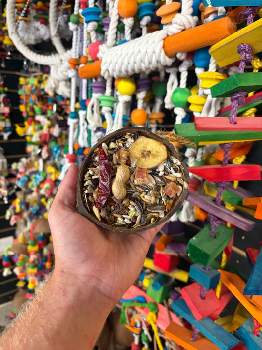 Fruit & Nut Filled Coconuts