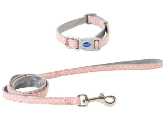 SMALL BITE POLKA COLLAR & LEAD SET