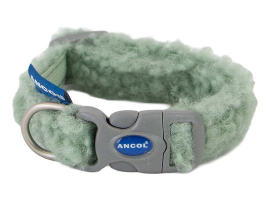 TEDDY BEAR ADJ COLLAR SAGE