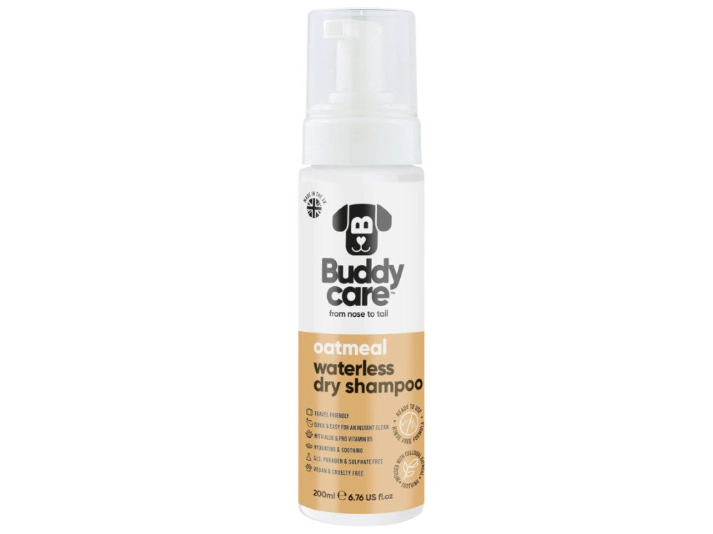 BUDDYCARE 200ML OATMEAL WATERLESS SHAMPOO