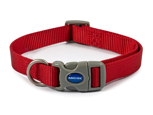 Ancol viva Quick fit collar red
