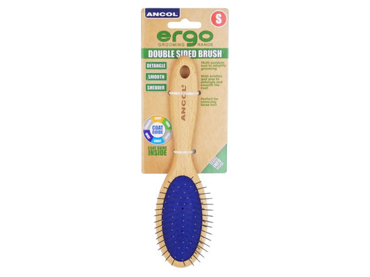 ERGO WOODEN DOUBLE SIDED BRUSH