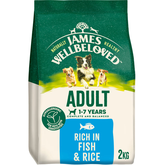 James Wellbeloved Hypoallergenic Adult Dry Dog Food Fish & Rice