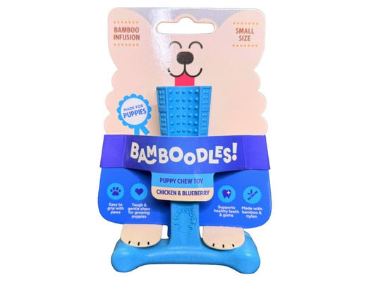 BAMBOODLES T-BONE PUPPY CHIC&B'BERRY 4"
