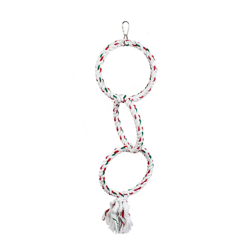 Cotton Hoops for Small/Medium Parrots