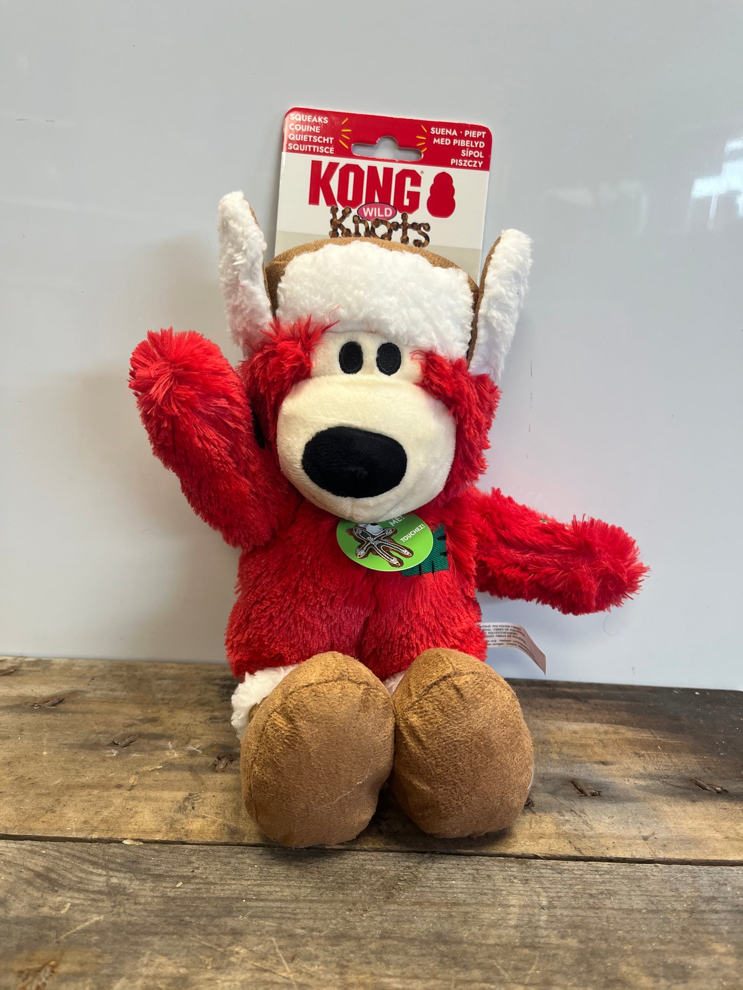 KONG HOLIDAY WILD KNOTS BEAR  ASSORTED MD