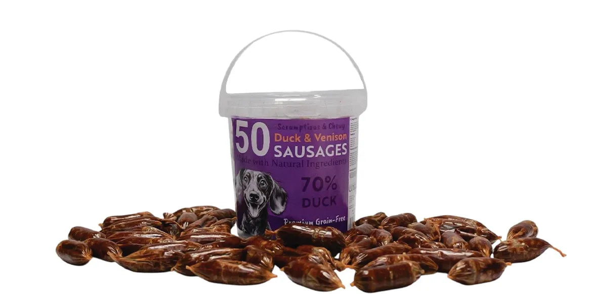 Unipet - 50 Duck & Venison Sausages