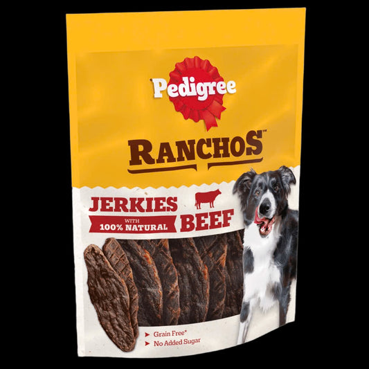 PEDIGREE® RANCHOS™ Originals Jerkies Dog Chew Treat Beef Flavour 70g
