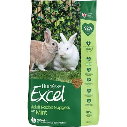 Burgess Excel Adult Rabbit Mint 1.5kg