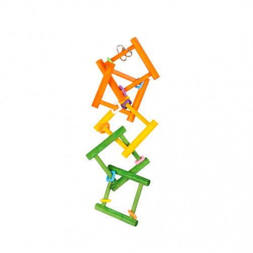 Duvo Plus Colourful Wooden Ladder Toy
