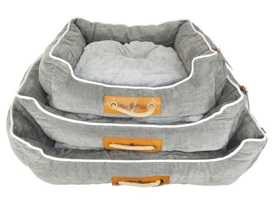 PAW PRINT ROPE GREY NEST