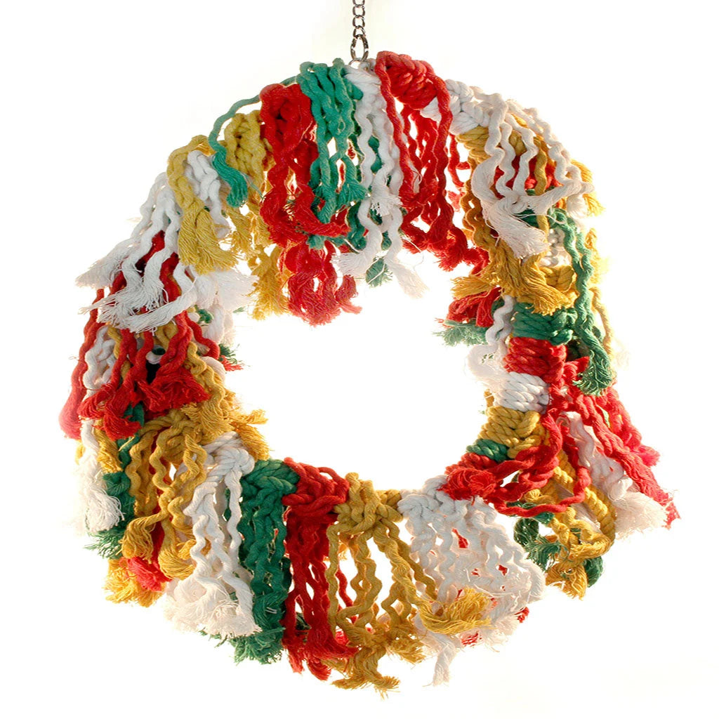 Funky Cotton Ring for Small/Medium Parrots