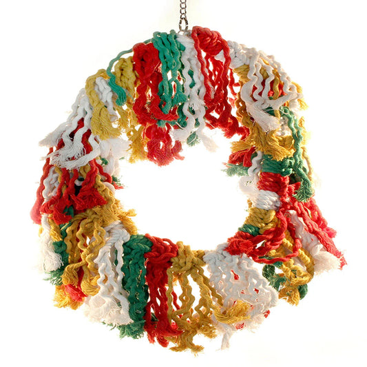 Funky Cotton Ring for Small/Medium Parrots