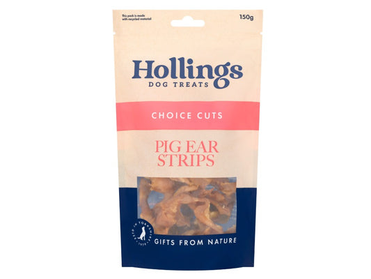 HOLLINGS PIG EAR STRIPS 150G