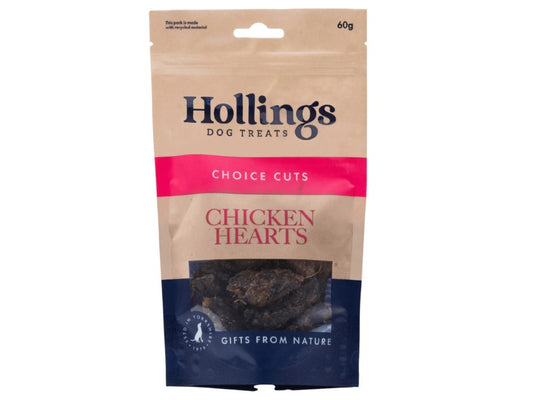 HOLLINGS CHICKEN HEARTS 60G